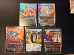 LOT 3: Sonic The Hedgehog Secret Lair 5 CARDS - Image 1