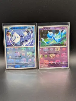 Pokemon White Flare Master Ball HOLO Lot 2 cards Vanillite + Frillish - Image 1