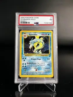 Gyarados 7/130 PSA 7 Holo Pokemon Card Base Set 2 - Image 1
