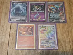 Lot of 9 Pokemon TCG Cards VStar, V, EX, Trainer, Holos, Charizard, Giratina - Image 2