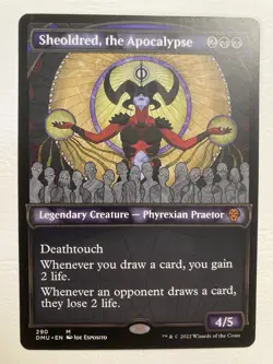 1x MTG Sheoldred, the Apocalypse (Showcase) Dominaria United NM - Image 1