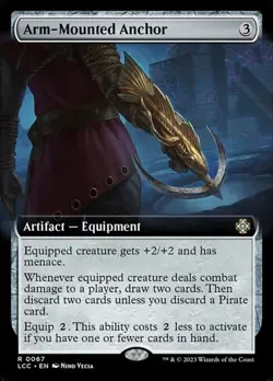 2x Arm-Mounted Anchor - Extended Art LCC NM MTG - Image 1