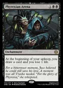 Phyrexian Arena - Foil - Phyrexia: All Will Be One - Near Mint - Image 1