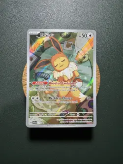 Pokemon TCG Eevee 173 Holo Promo Card Prismatic Evolutions ETB - Image 1