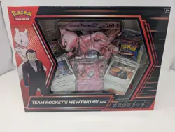 Pokemon Team Rocket’s Mewtwo ex Box Trading Card Game Sealed New Promo Packs - Image 1