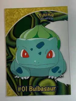 2000 Topps Pokemon TV Animation Series 2 #PC2 Bulbasaur Clear Card (C) - Image 1