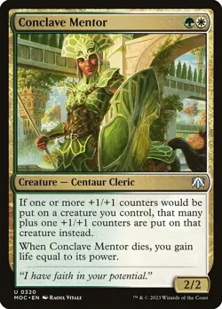 1x Conclave Mentor NM Eng MTG - March of the Machine Commander - Image 1