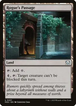 1x Rogue's Passage NM Eng MTG - March of the Machine Commander - Image 1