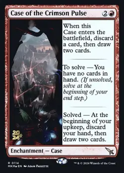 Case of the Crimson Pulse - Foil Prerelease Promo MKM NM MTG - Image 1
