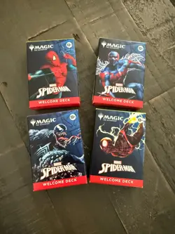 SDCC 2025 Magic The Gathering x Spider-Man Welcome Deck Set (4) - Image 1