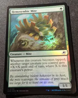 Hemosymbic Mite - Foil - EOE - MTG - EN - NM - 0190 - Image 1