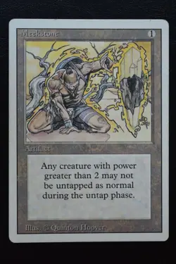 Magic The Gathering MTG MEEKSTONE Revised Edition HP Heavily Played - Image 1
