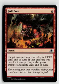 MTG Edge Of Eternities Full Bore x4 NM Uncommon 135 - Image 1