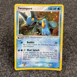 Swampert 5/17 Holo Rare Pop Series 1 NM Pokemon Card TCG - Image 1