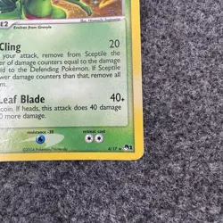 Sceptile 4/17 Holo Rare POP Series 1 Pokemon Card Swirl - Image 4
