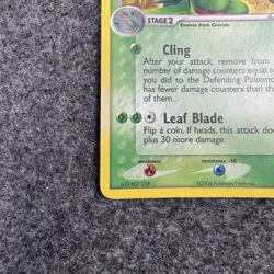 Sceptile 4/17 Holo Rare POP Series 1 Pokemon Card Swirl - Image 5
