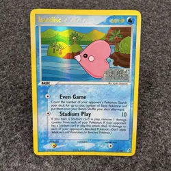 Luvdisc Crystal Guardians 7/100 Reverse Holo Stamped Pokemon Card - Image 1