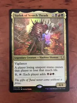 Yurlok of Scorch Thrash Foil MTG Magic the Gathering Card NM Near Mint CMR - Image 1
