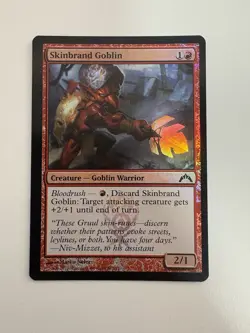 Skinbrand Goblin Foil MTG Magic the Gathering Card NM Near Mint GTC - Image 1
