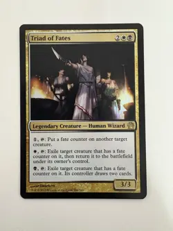 Triad of Fates Foil MTG Magic the Gathering Card NM Near Mint THS - Image 1