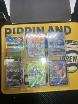 Pokemon TCG 6-Card IR, EX, and V LOT - Image 1