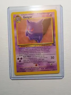 Pokemon TCG Gengar 20/62 Fossil Unlimited Edition Regular Rare Non-Holo Card LP - Image 3