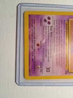 Pokemon TCG Gengar 20/62 Fossil Unlimited Edition Regular Rare Non-Holo Card LP - Image 5