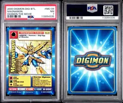 PSA 7 Near Mint Magnamon Mo-09 Digimon The Movie Promo Card Vintage Rare - Image 3