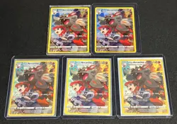 Lot of 5 Pokemon Lost Origin Hisuian Arcanine TG08/TG30 Trainer Gallery Cards - Image 1