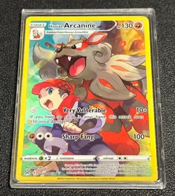 Lot of 5 Pokemon Lost Origin Hisuian Arcanine TG08/TG30 Trainer Gallery Cards - Image 2