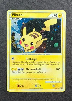 Pokemon cards Pikachu Promo Holo HGSS03, 2010, LP. - Image 1