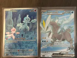 Pokemon Cards LOT of 3: Frillish Full ART, Kyurem EX, Shelmet Art - NM CONDITION - Image 3