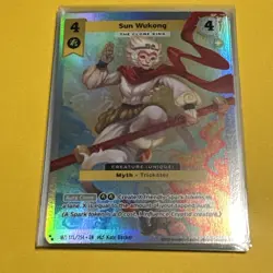 SUN WUKONG 2025 MetaZoo 2-Star Super Rare Holo Card #175/214 - Image 1
