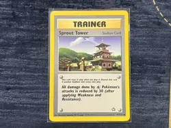 Sprout Tower 97/111 Neo Genesis Pokemon Card NM - Image 1