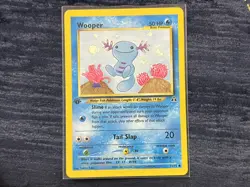 Wooper 71/75 Neo Discovery 1st Edition Common Pokemon Card NM - Image 1