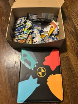 Pokemon Card Lot including binder to organize - Image 1
