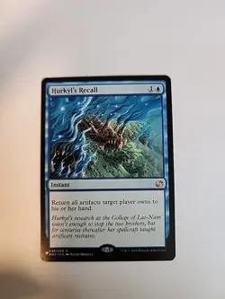 2015 Wizard Coast Magic The Gathering Modern Masters Hurkyls Recall 48 Game Card - Image 1