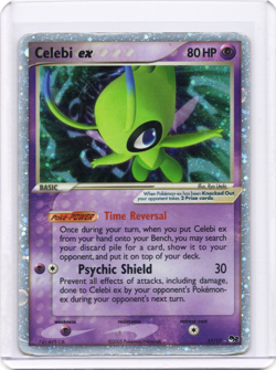 Pokemon TCG Celebi ex 017/017 Pop Series 2 Holo Vintage Rare Card Nintendo HP- - Image 1