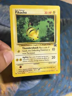 Pikachu Black Star Promo 27 Promo WOTC 2001 Pokemon Card Vintage Wizards HP - Image 3