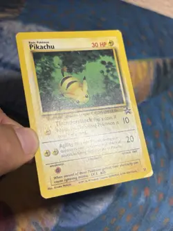 Pikachu Black Star Promo 27 Promo WOTC 2001 Pokemon Card Vintage Wizards HP - Image 4