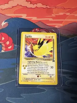 Zapdos Promo #23 - Black Star Promo - WOTC 1999-2000 Vintage Pokemon Card LP/MP - Image 1
