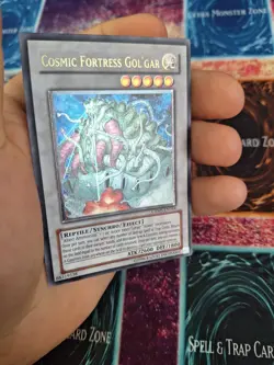 Yu-Gi-Oh! Cosmic Fortress Gol'gar CRMS-EN044 Ultimate Rare Unlimited Near Mint - Image 3