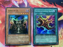 Lord Of D. SDK-042 & Flute Of Summoning Dragon SDK-041 MP-DMG Yu-Gi-Oh! TCG - Image 1