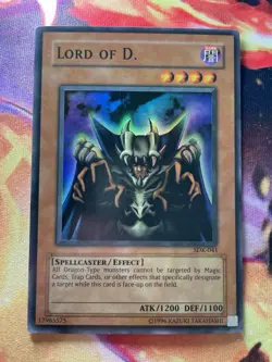Lord Of D. SDK-042 & Flute Of Summoning Dragon SDK-041 MP-DMG Yu-Gi-Oh! TCG - Image 2