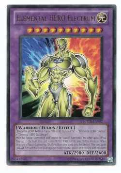 Elemental HERO Electrum LCGX-EN052 Ultra Rare Yu-Gi-Oh NM - Image 1