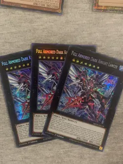 ***3X FULL ARMORED DARK KNIGHT LANCER*** MP24-EN118 PRISMATIC SECRET RARE YUGIOH - Image 1