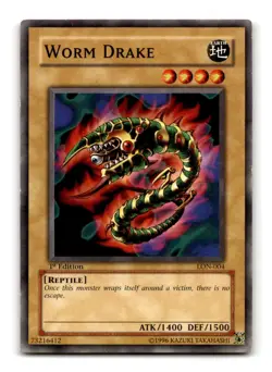 Worm Drake - LON-004 1st Edition - YuGiOh-LP - Image 1