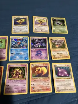 Vintage 20 Pokemon Card Lot Reverse Charizard Dark Slowbro Promo Mewtwo RARE - Image 3