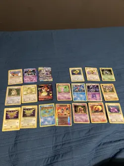 Vintage 20 Pokemon Card Lot Reverse Charizard Dark Slowbro Promo Mewtwo RARE - Image 4