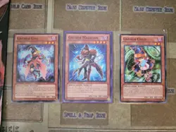 YUGIOH GAGAGA MAGICIAN + GIRL + CHILD YS13 COMMON 1ST ED NM - Image 1